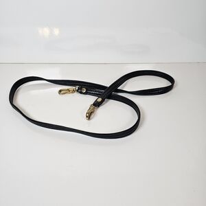 ✨ MARC BY MARC JACOBS Black Leather Crossbody Strap - Gold Hardware ✨